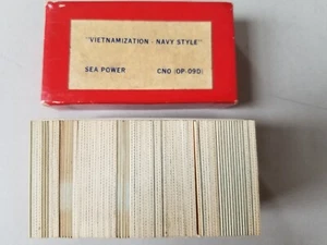 A full box of Vintage "Vietnamization-Navy Style" Slides. Around 80 slides. Rare - Picture 1 of 3