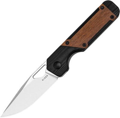 Kizer Cutlery Mini Militaw Black G10 & Mkuruti Folding Nitro-V Knife V3634SA4 - Image 1 of 4