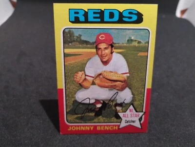 1975 Topps Baseball Card #260 Johnny Bench LP - Image 1 of 2