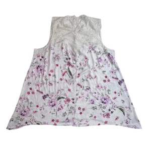 Torrid Blouse Womens 2X Floral Romantic Victorian Tank Coquette Fairycore Top - Imagen 1 de 14