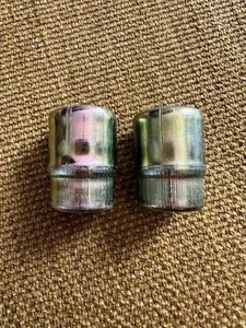 Porsche 356B T6 to 911/912 Connector Throttle Cable Sleeve End Cap Pair (2) - Bild 1 von 3