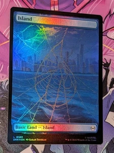 MTG Marvel's Spider-Man *FOIL FULL ART * ISLAND NM - Imagen 1 de 1