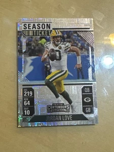 2024 Panini Contenders Jordan Love Season Ticket Card | Green Bay Packers QB - Picture 1 of 2