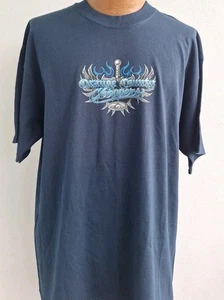Orange County Choppers Hemd Erwachsene XL Blau Kurzarm Biker Herren MC - Bild 1 von 5