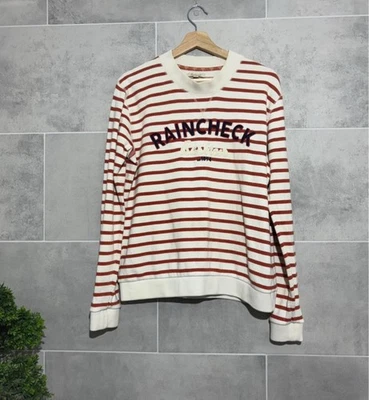 Barbour Women’s Medium UK10 Striped Red and White Jumper Pullover Sweater - Image 1 of 4