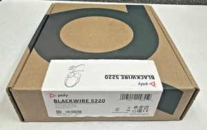 Poly Plantronics Blackwire 5220 USB Series Mono Headset 3.5mm Jack - Picture 1 of 4