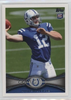 2012 Topps Andrew Luck (Ball Partly Out of Frame) #140 Rookie RC - Image 1 of 3