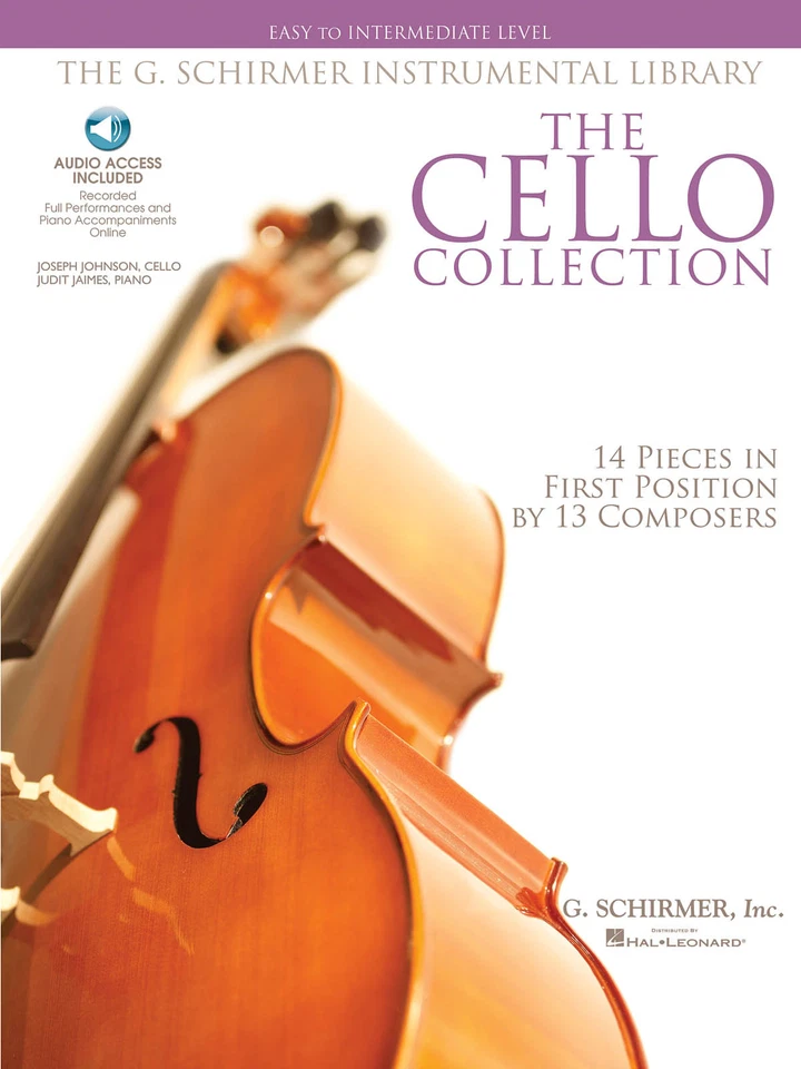 Cello Collection Easy to Intermediate Classical Sheet Music Book & Online Audio - Image 1 of 1