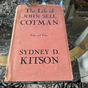 1937 The Life Of John Sell Cotman 1st Edition Antique English Art History Book - Bild 1 von 8