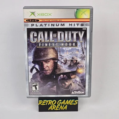 Call of Duty: Finest Hour (Xbox Original) Platinum Hits COMPLETO en caja Foto 1 de 3