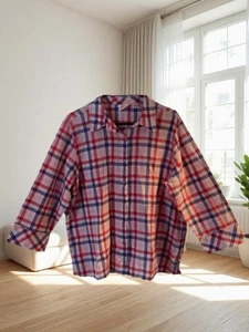 Pre Owned Women’s Chic Button Up Blouse Top Size XL Casual Style Comfort - Picture 1 of 13