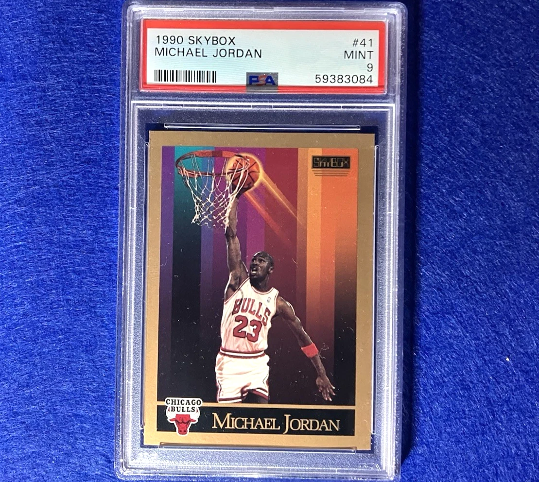 SkyBox Michael Jordan 9 Graded Basketball Sports Trading Cards