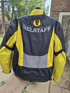 Genuine Black Belstaff Motorcycle Jacket, Size Large, Average To Good Condition - Picture 1 of 7