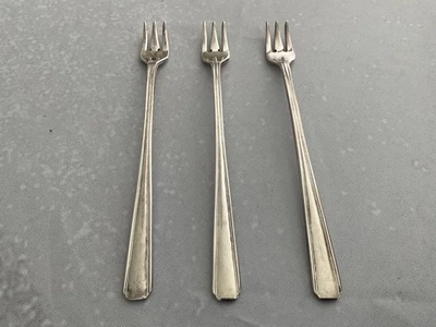 Oneida OHS283 Plato de Hotel Tenedores de Cóctel/Marisco Plateado 6" - Lote de 3 Foto 1 de 4