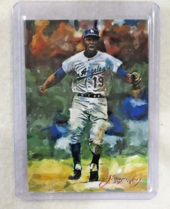 Jim Gilliam #5 Art Card Limited 21/50 Edward Vela Signed (Los Angeles Dodgers) - Picture 1 of 2