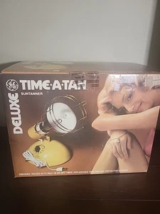 ​Vintage 1970s GE Deluxe Time A Tan SUNTANNER Retro Complete & Working - Bild 1 von 9