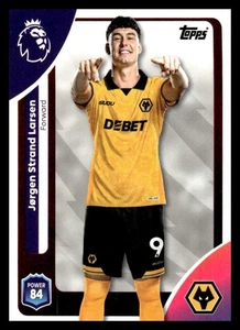 2025-26 Topps Premier League 302 Jørgen Strand Larsen, Wolverhampton Wanderers - Picture 1 of 2