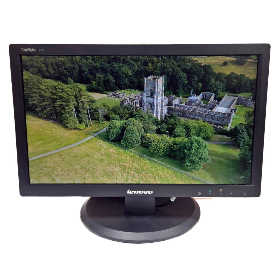 LENOVO ThinkVision E1922 18.5" inch 1366x768 LED Display Monitor Screen VGA - Image 1 of 1