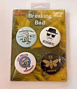 Breaking Bad Button 4-Pack New - Picture 1 of 6