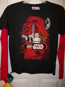 Lego Star Wars Chewbacca Black Red Long Sleeve Shirt Boys Size 18 / 20 XL NWT  - Picture 1 of 1