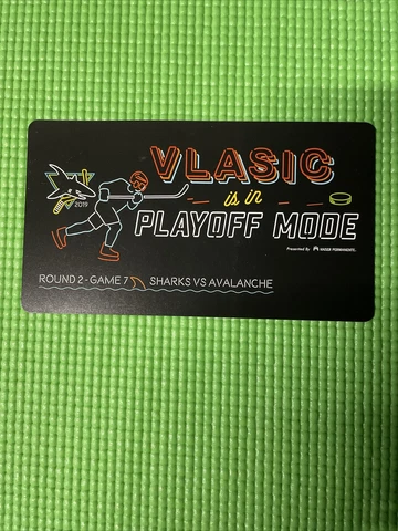 San Jose Sharks 2019 Playoff Mode Stanley Cup Vlasic Souvenir Ticket NHL Hockey Cover
