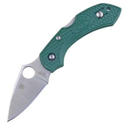 Super Light Weight Green Glass Fiber Handle Small Mini  Pocket Folding Knife New - Image 1 of 4