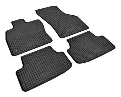 Adaptado Alfombrillas Goma Apto para Seat Leon Desde 2013 Hasta 2019 - Imagen 1 de 4