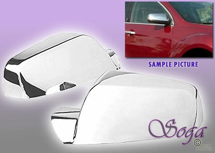 PARA CHEVY EQUINOX GMC 2010-2017 TERRENO CROMO SUPERPUESTO ESPEJO LATERAL CUBIERTAS CUBIERTA Foto 1 de 1