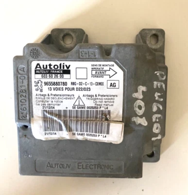 UNIDAD/MÓDULO CONTROL ECU PEUGEOT 407 SRS 603602600 Foto 1 de 3