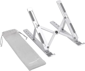 Amazon Basics Laptop Stand with 6-Angle Adjustment, For Laptops 10 (25.4 cm) - 1 - Picture 1 of 8
