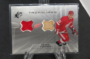 2001-02 Upper Deck SPx Hockey's Treasures Sergei Fedorov Jersey/Stick HT-SF