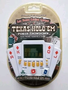 Texas Hold Em Poker Showdown Las Vegas Casino Electronic Handheld Game NIP NOS - Picture 1 of 6