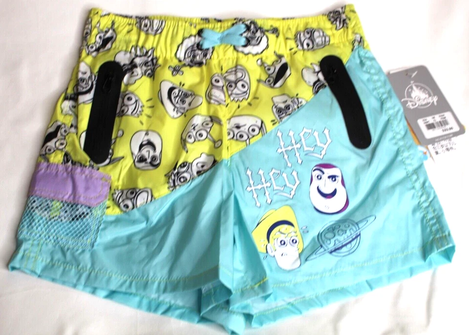 Disney Toy Story 4 Swim Trunks Swimsuit Boys Kids Size 5/6 Buzz Woody
