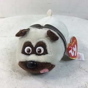 Ty Teeny Tys MEL (La vida secreta de las mascotas) perro peluche apilable animal juguete MWMT - Imagen 1 de 2