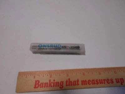 ONSRUD 65-250B 3/8" 2 Flautas Corte Espiral Bola Router Broca Carburo Sólido Foto 1 de 2