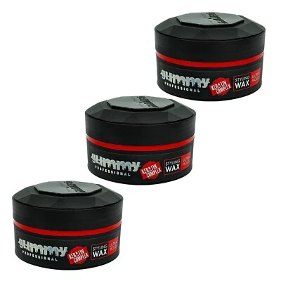 3X Wax Gummy Professional Hair Styling Wax With Ultra Look Extra Ho1d 150ml RED - Image 1 of 4