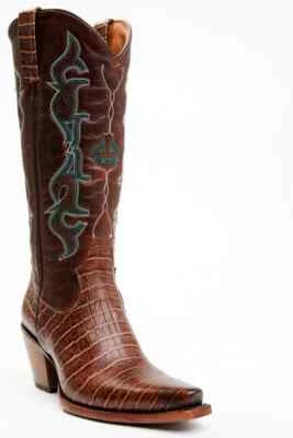 Botas de cuero occidentales estampadas Frisk Me Idyllwind para mujer talla 7,5 B Foto 1 de 4