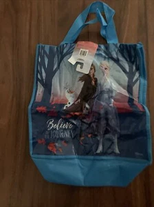 Frozen Tote Bag Disney Elsa Anna & Olaf Reusable Shopping Bag Believe in Journey - Picture 1 of 3