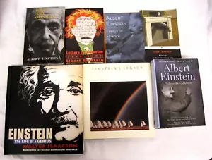 Einstein Theory Relativity Letters Isaacson Facsimiles Essays Solovine 7 books - Picture 1 of 9