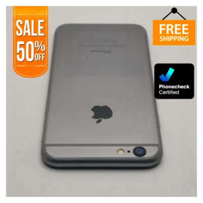 Apple iPhone 6 Unlocked - Silver, Gold, Space Gray, 16GB, 64GB, 128GB - Image 1 of 4