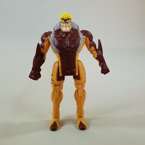 Vintage Marvel Saber Tooth X-men Transformer 1999 Toybiz Figure Orange 