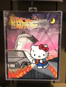 Universal Studios Hello Kitty Back To The Future Poster Art Print 14” X 11” New - Picture 1 of 1