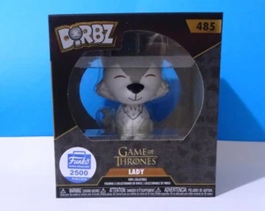 Funko Dorbz LADY Direwolf #485 Game of Thrones Funko Shop Excl +Prot 1/2500 - Picture 1 of 6