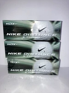 Neu - Drei Hülsen Nike Distance X Turbo NDX Golfbälle - insgesamt 9 Bälle �� - Bild 1 von 3