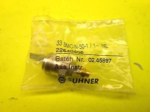 HUBER SUHNER -- 22640406 -- 31 SMC-N-50-1/1 -- NE-- Adattatore - Foto 1 di 2