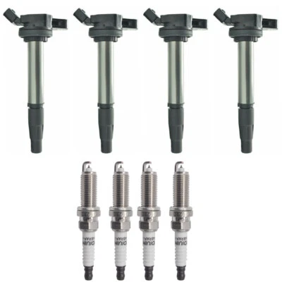 4 bobinas de encendido + bujías de iridio para Toyota Corolla iM 2009-2019 1,8 L Foto 1 de 4