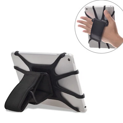 Detachable Padded Hand Strap Holder with Silicon Tablet Holding Net for Tablets - Image 1 of 4