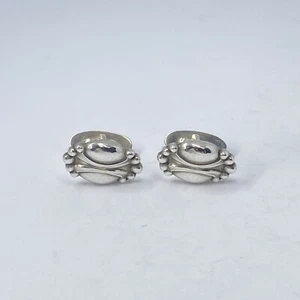 Georg Jensen Silver Cufflinks #CTV Authentic sterling Denmark 925 - Picture 1 of 5