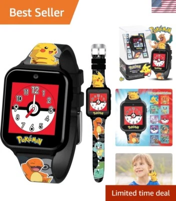 Reloj inteligente Pokémon para niños - Pantalla táctil interactiva con alarma y grabadora de voz Foto 1 de 4