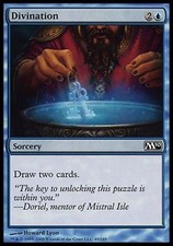 4x Divination M10 MtG Magic Blue Common 4 x4 Card Cards